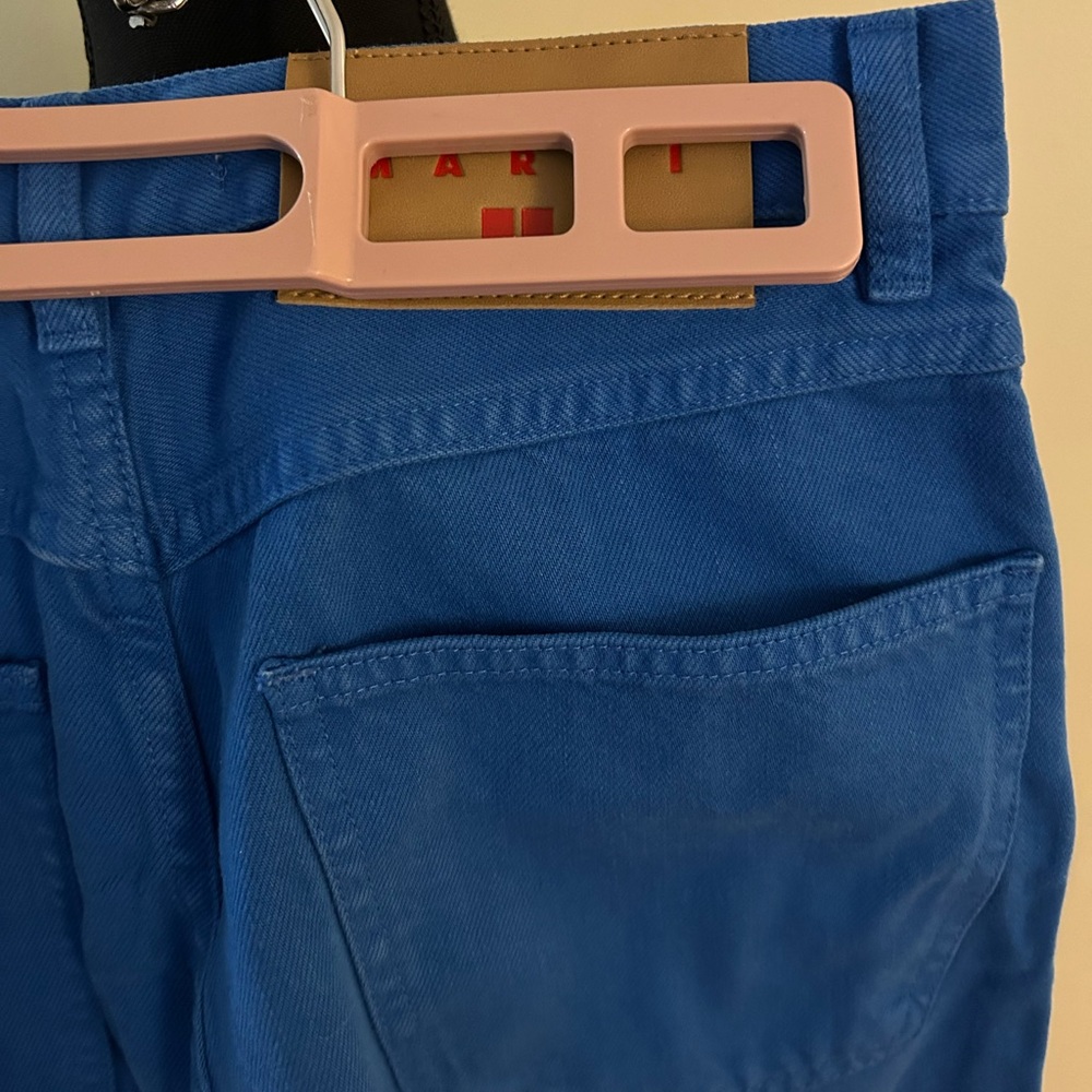 New Marni Uniqlo Blue Women's Baggy Jeans. Fits like S-M, oversized. NWT - Picture 8 of 9